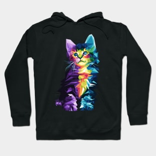 Cat lowpoly Hoodie